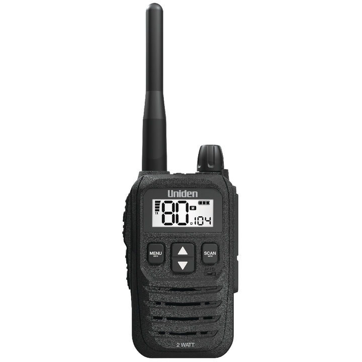 UNIDEN 2 Watt UHF Handheld 2-Way Radio