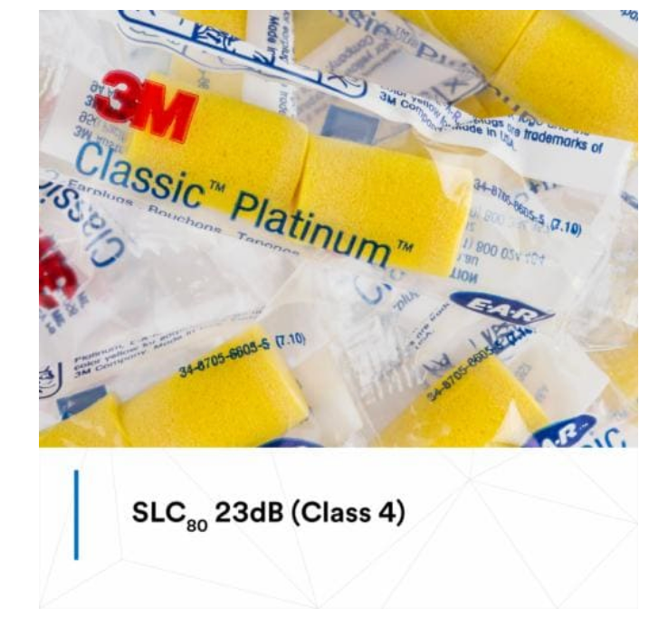 EAR CLASSIC PLATINUM EAR- PLUG 310-4003, Bx 200