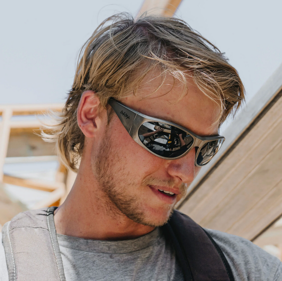 SAFESTYLE Sonics Silver Frame Polarised Lens