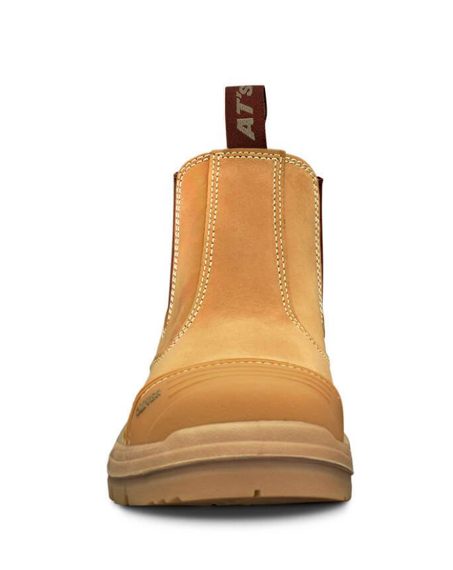 Oliver 55-322 Elastic Sided Steel Toe Safety Boot with Scuff Cap - Wheat