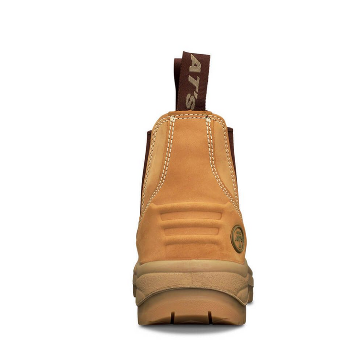 Oliver 55-322 Elastic Sided Steel Toe Safety Boot with Scuff Cap - Wheat