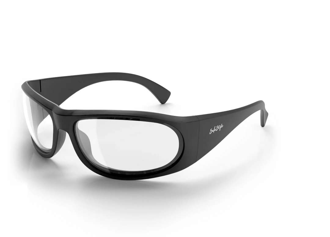 SAFESTYLE Sonics Matte Black Frame Clear Lens