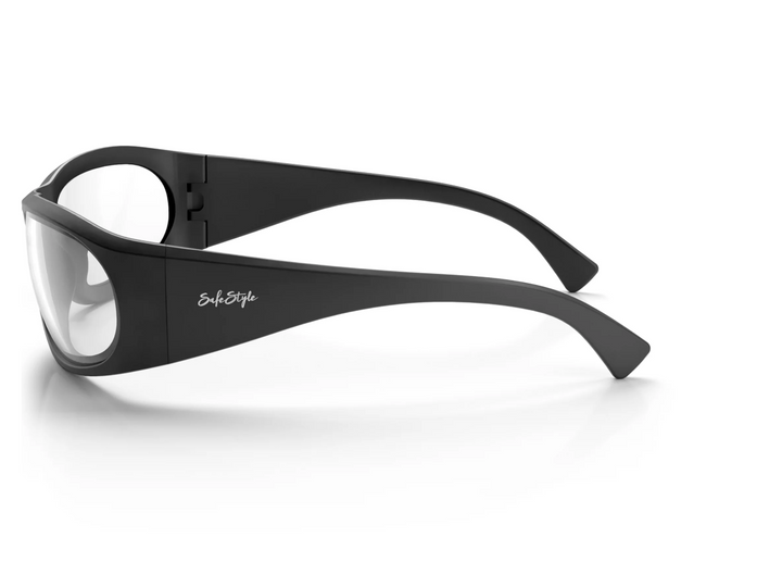 SAFESTYLE Sonics Matte Black Frame Clear Lens