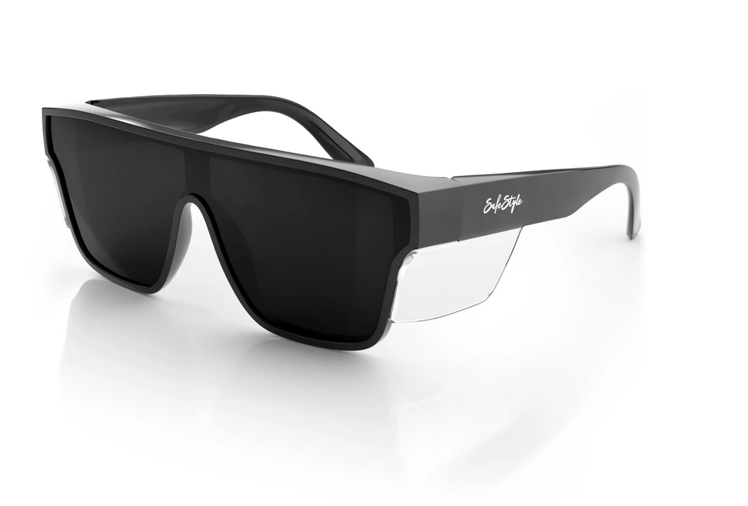 SAFESTYLE Primes Black Frame Polarised Safety Specs, PR