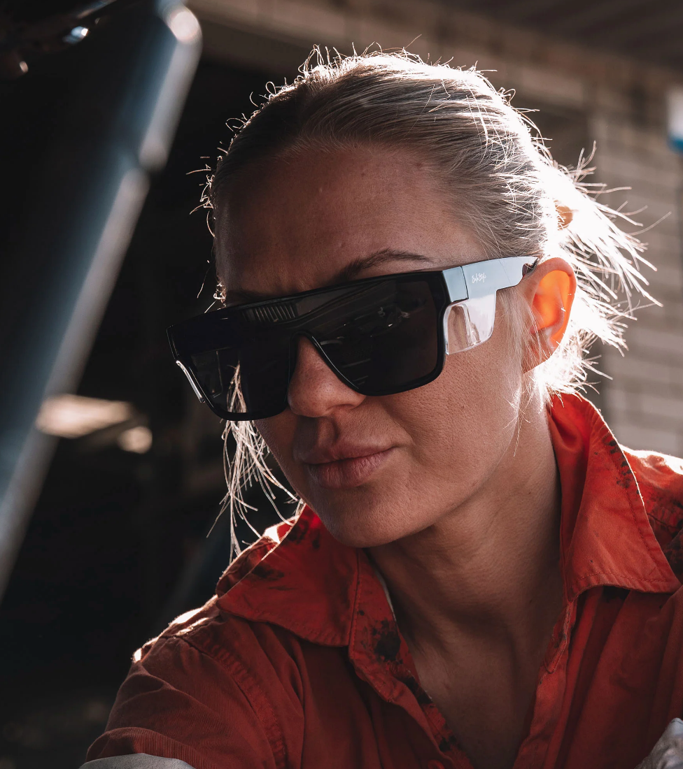 SAFESTYLE Primes Black Frame Polarised Safety Specs, PR