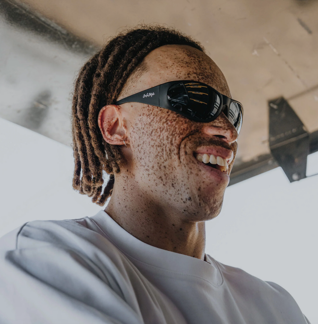 SAFESTYLE Sonics Matte Black Frame Polarised Lens