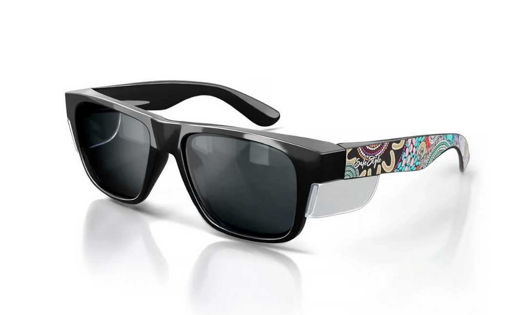 Fusions Black Frame Polarised Lens Art Series V.2