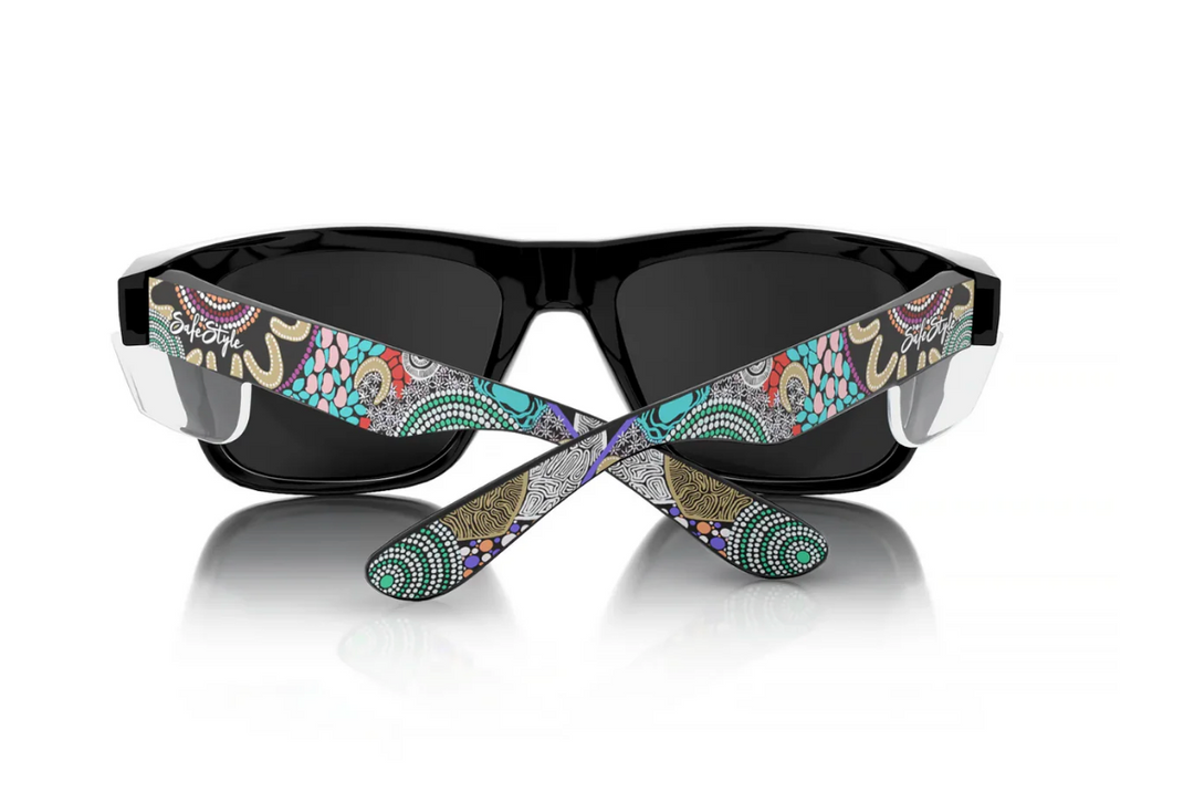 Fusions Black Frame Polarised Lens Art Series V.2