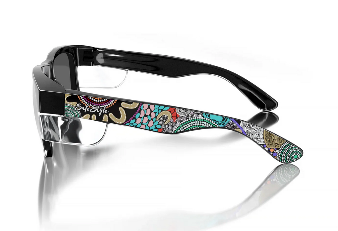 Fusions Black Frame Polarised Lens Art Series V.2
