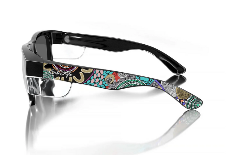 Fusions Black Frame Polarised Lens Art Series V.2