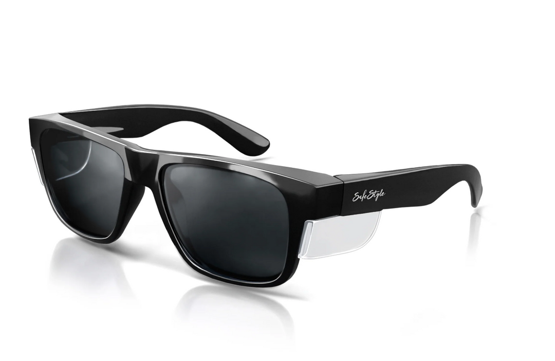 SAFESTYLE Fusions Black Frame/Polarised Safety Specs
