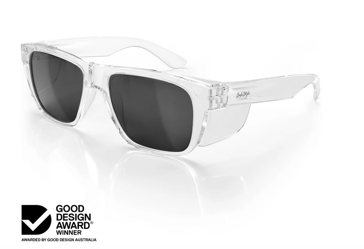 SAFESTYLE Fusions XL Clear Frame/Polarised Safety Specs, PR
