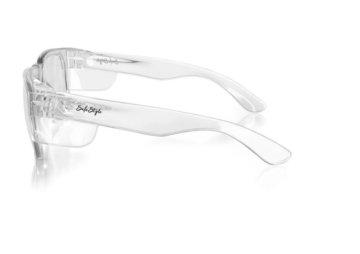 SAFESTYLE Fusions Blue Frame/Clear Safety Specs, PR