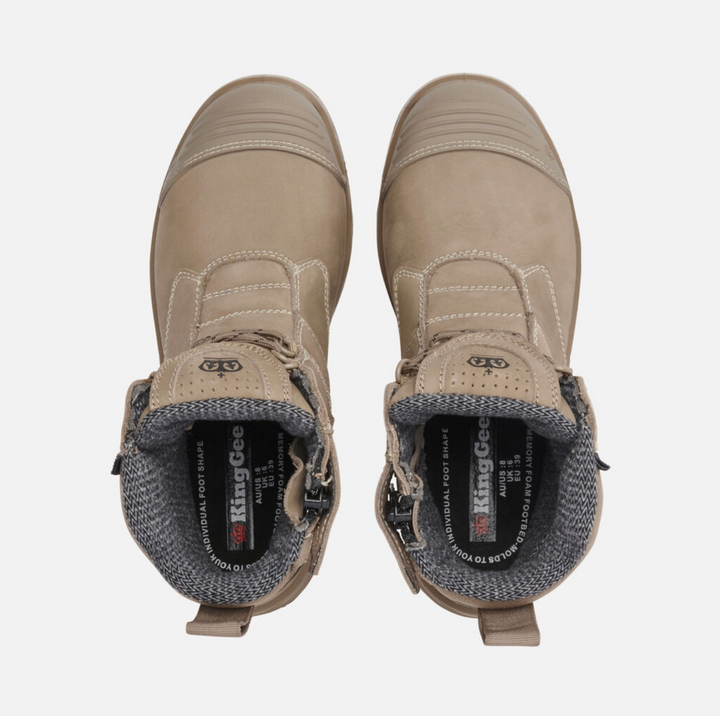 KING GEE Women's BENNU PRO 6 Work Boot - Stone K28013