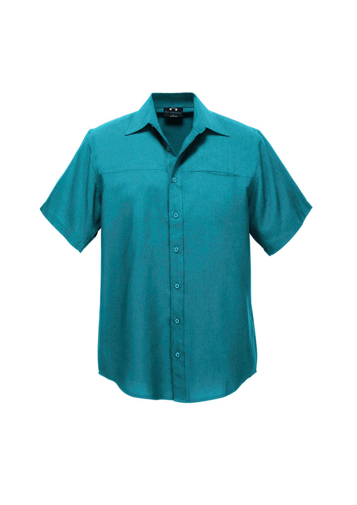 Biz Collection Mens Oasis Short Sleeve Shirt SH3603