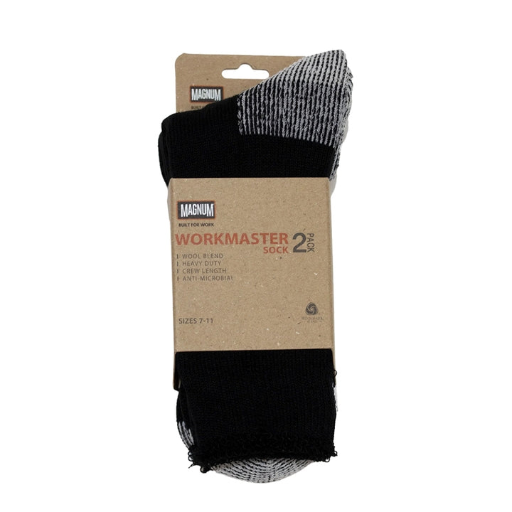 Magnum UASWM100 Workmaster Wool Blend Work Socks (2 Pack)