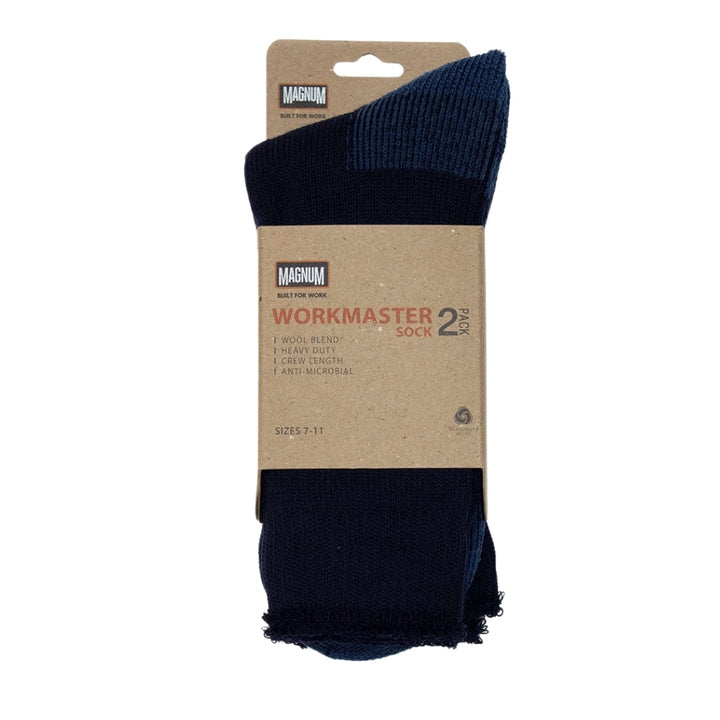 Magnum UASWM100 Workmaster Wool Blend Work Socks (2 Pack)