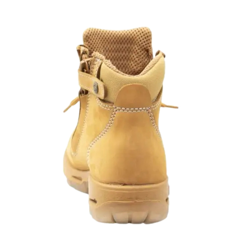 Redback Cobar Zip Sided Non-Safety Boot - Wheat Nubuck