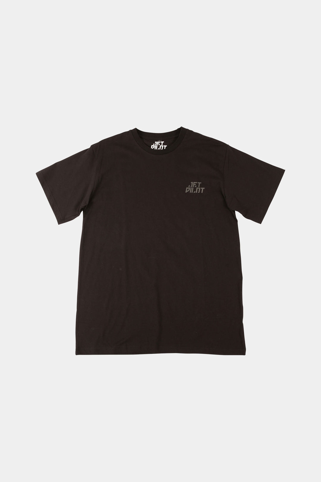 JET PILOT FUELLED FOR FRIDAY BLACK T-SHIRT W26623