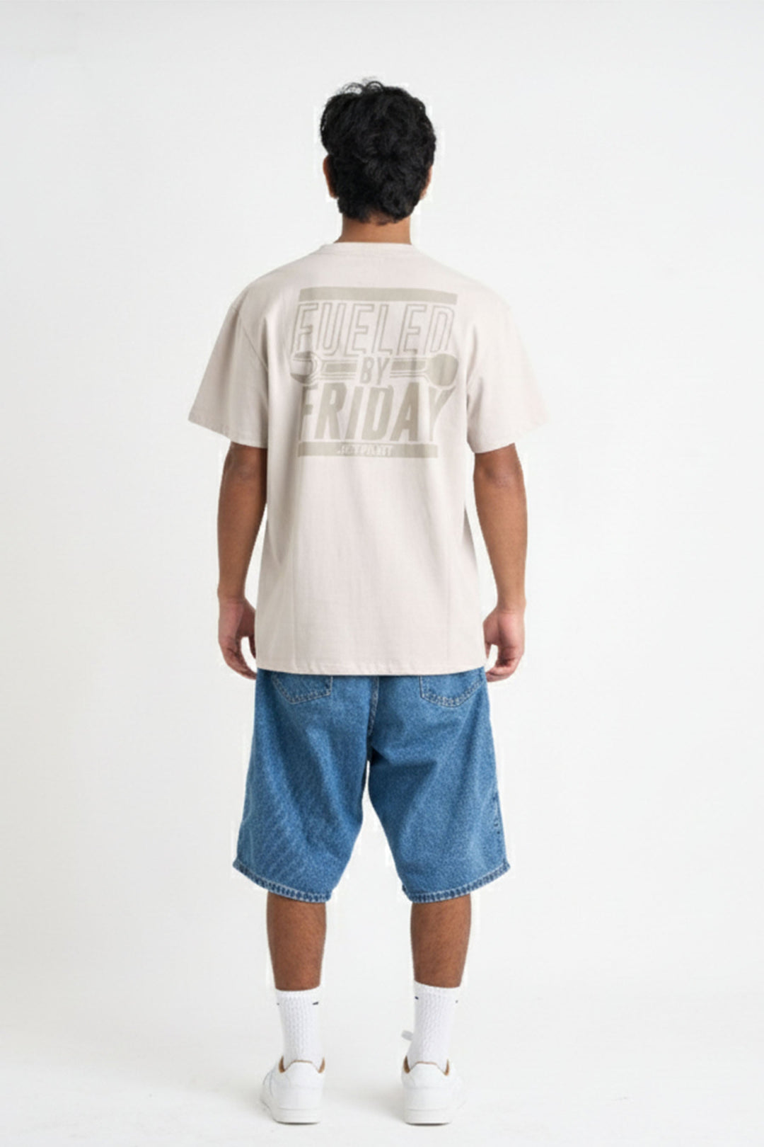 JET PILOT FUELLED FOR FRIDAY GREY T-SHIRT W26623