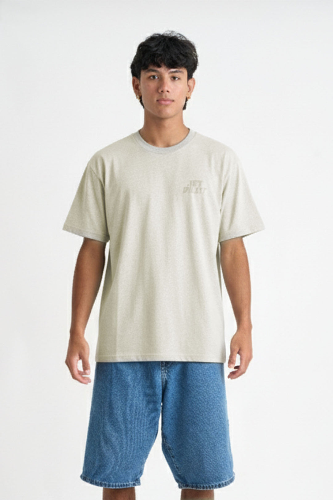 JET PILOT FUELLED FOR FRIDAY GREY T-SHIRT W26623