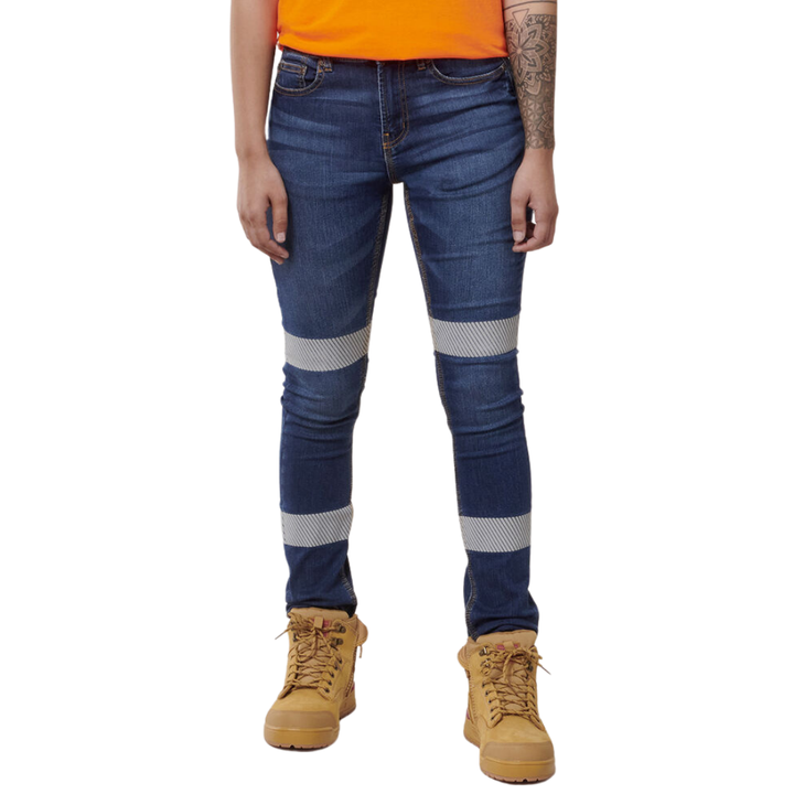 Hard Yakka Women's Taped Denim Jeggings  Y08302
