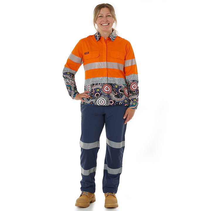 Zadie ZAW01 Women's Hi-Vis Indigenous Shirt