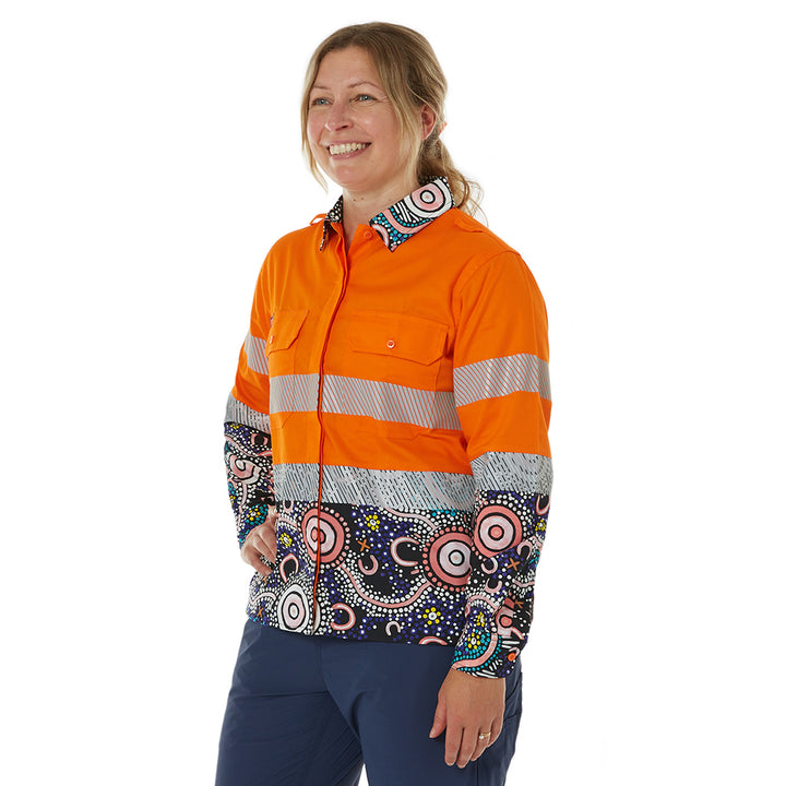 Zadie ZAW01 Women's Hi-Vis Indigenous Shirt