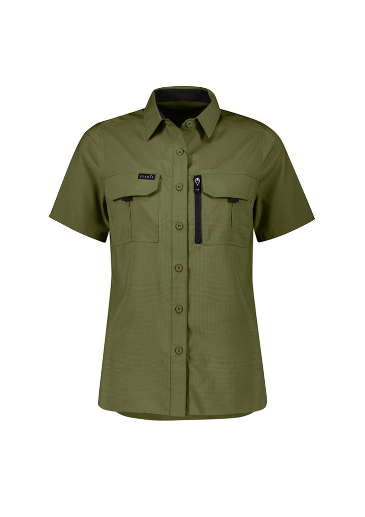 Syzmik Womens Outdoor Short Sleeve Shirt ZW765