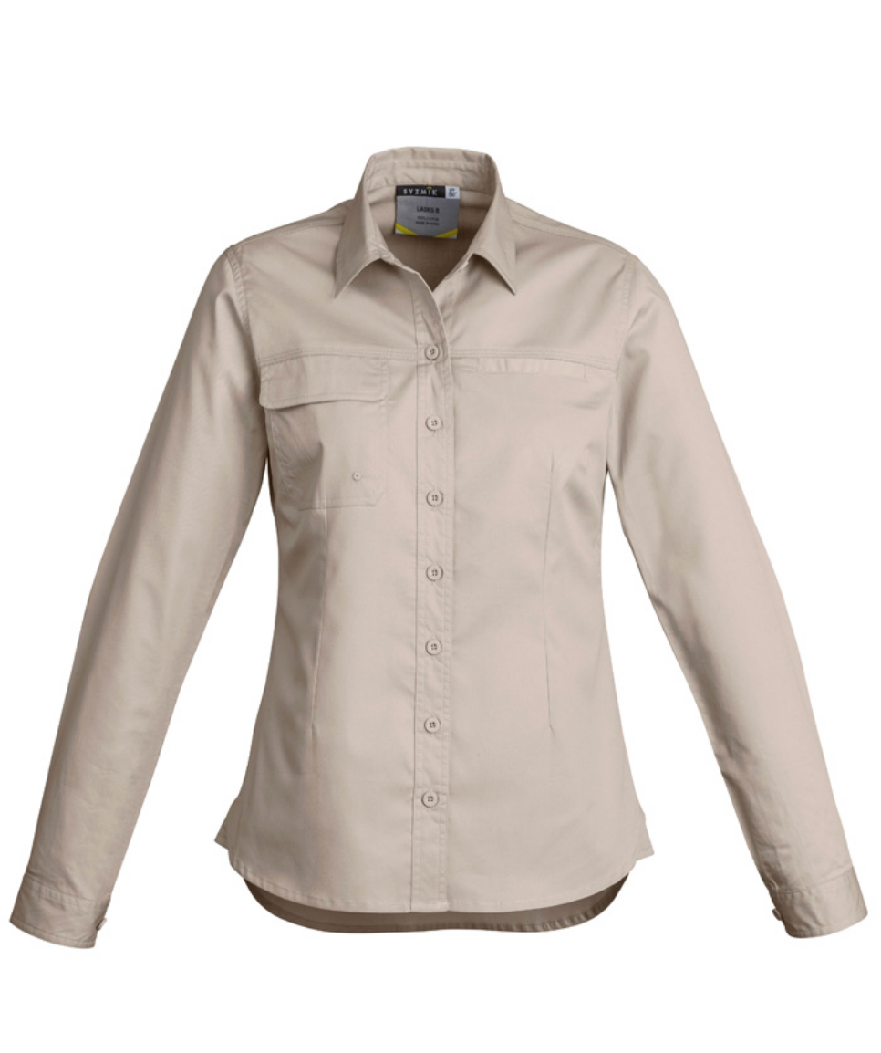 Syzmik Womens Lightweight Tradie Long Sleeve Shirt ZWL121