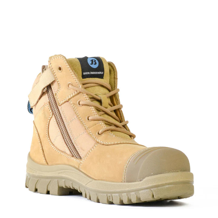 Bata Industrials Zippy Zip Sided Steel Cap Safety Boot