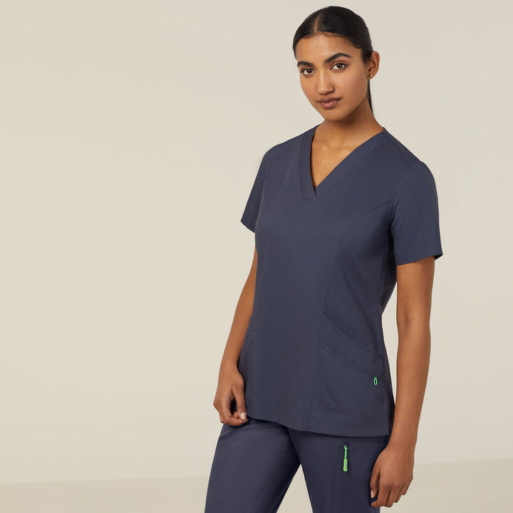 NNT Next-Gen Antibacterial Active Florence Scrub Top CATULM