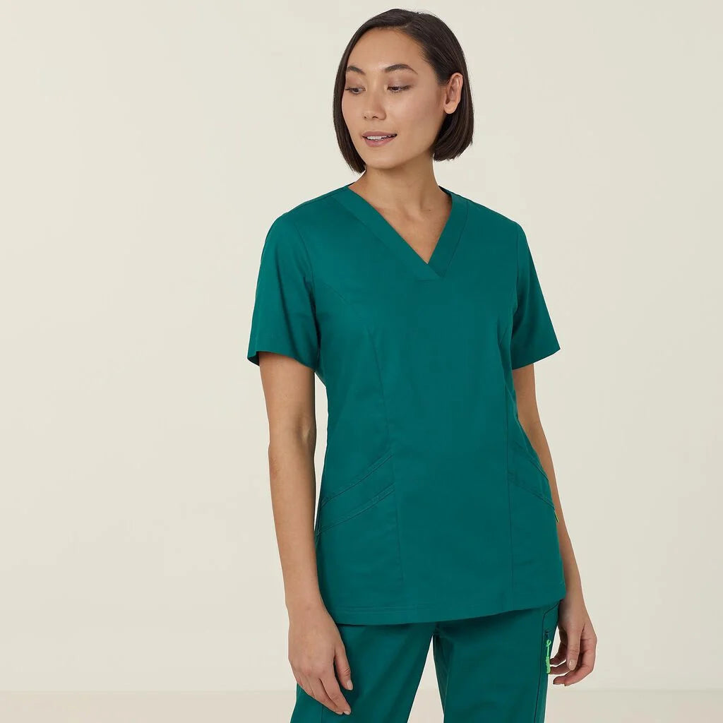 NNT Next-Gen Antibacterial Active Florence Scrub Top CATULM