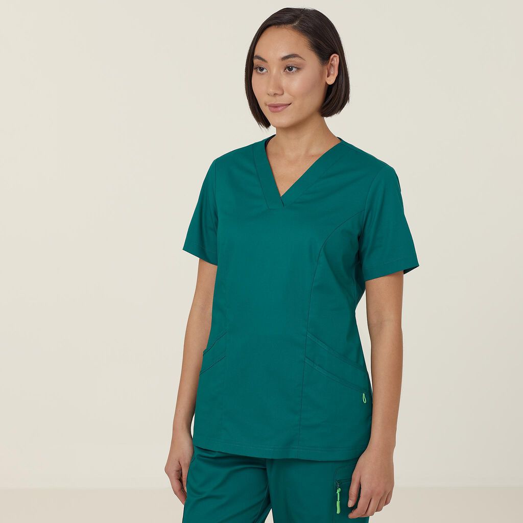 NNT Next-Gen Antibacterial Active Florence Scrub Top CATULM
