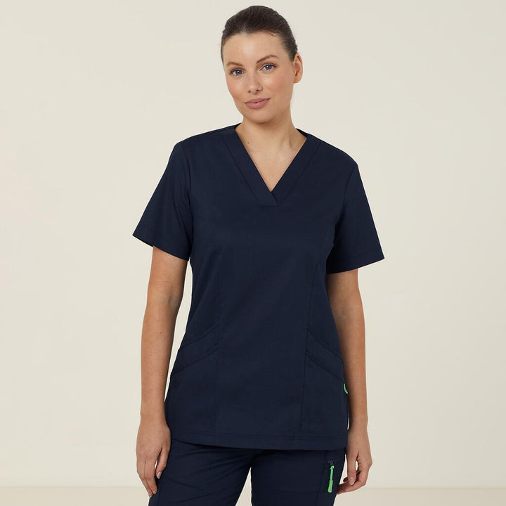 NNT Next-Gen Antibacterial Active Florence Scrub Top CATULM