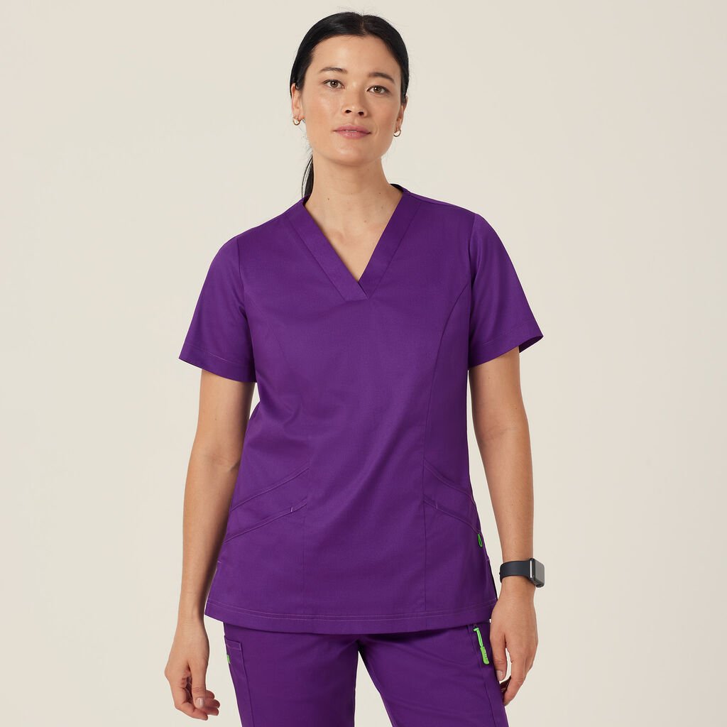 NNT Next-Gen Antibacterial Active Florence Scrub Top CATULM