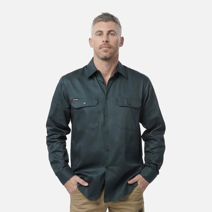KingGee Men's Originals Cotton Drill Work Shirt K04010