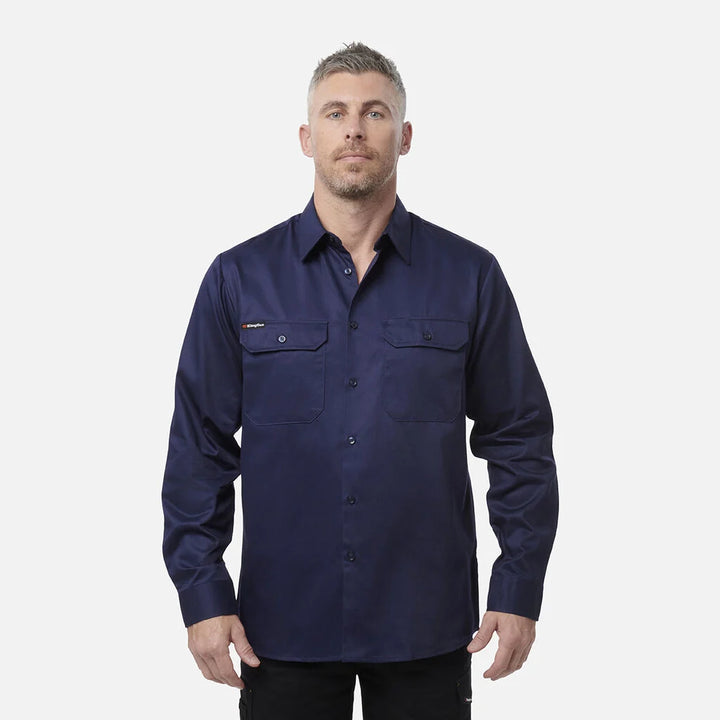 KingGee Men's Originals Cotton Drill Work Shirt K04010