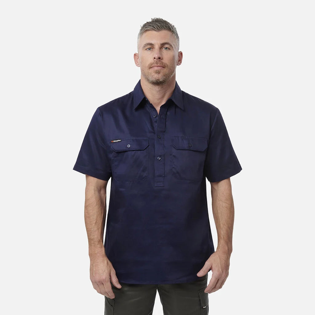 KingGee Men's Originals Closed Front Cotton Drill Work Shirt K04060