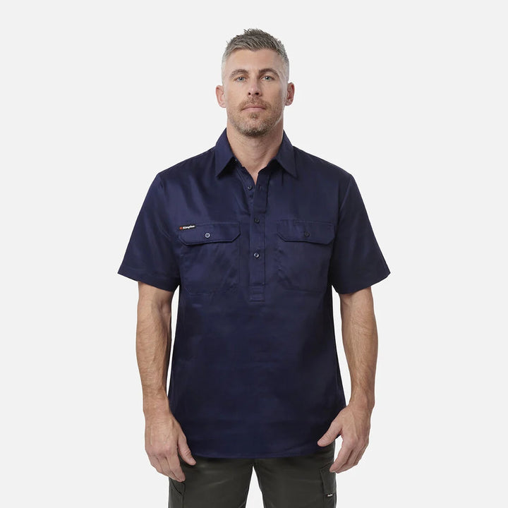 KingGee Men's Originals Closed Front Cotton Drill Work Shirt K04060