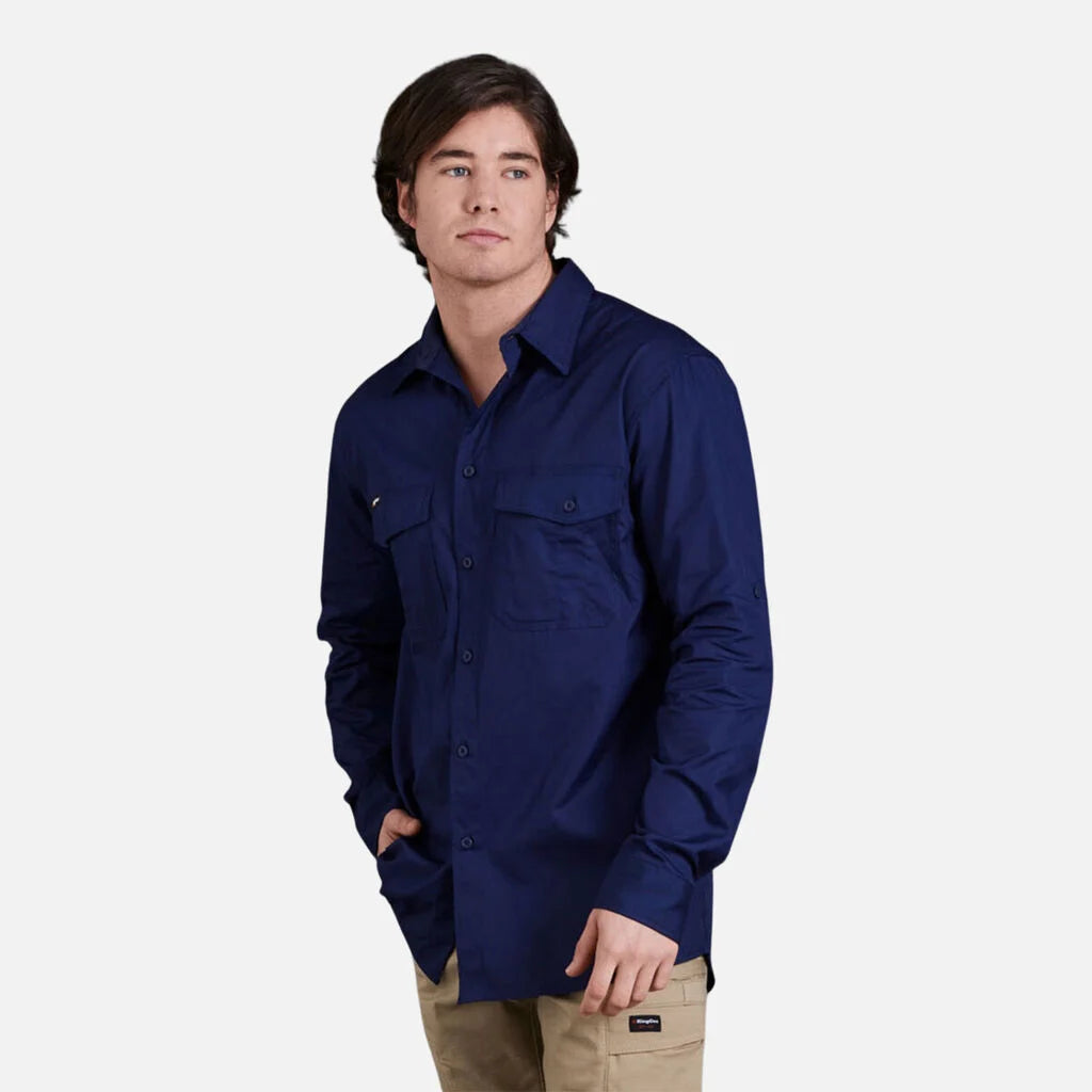 KingGee Men's Workcool 2 Lightweight Ripstop Work Shirt K14820