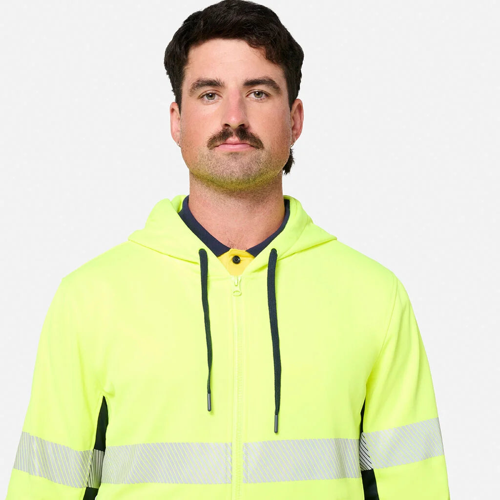 KingGee Originals Hi-Vis Spliced Full Zip Hoodie K55018