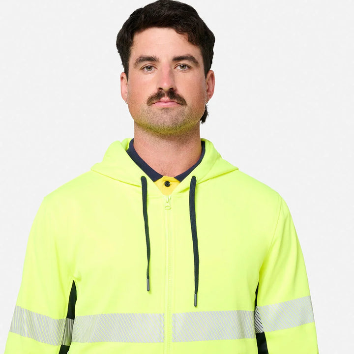 KingGee Originals Hi-Vis Spliced Full Zip Hoodie K55018