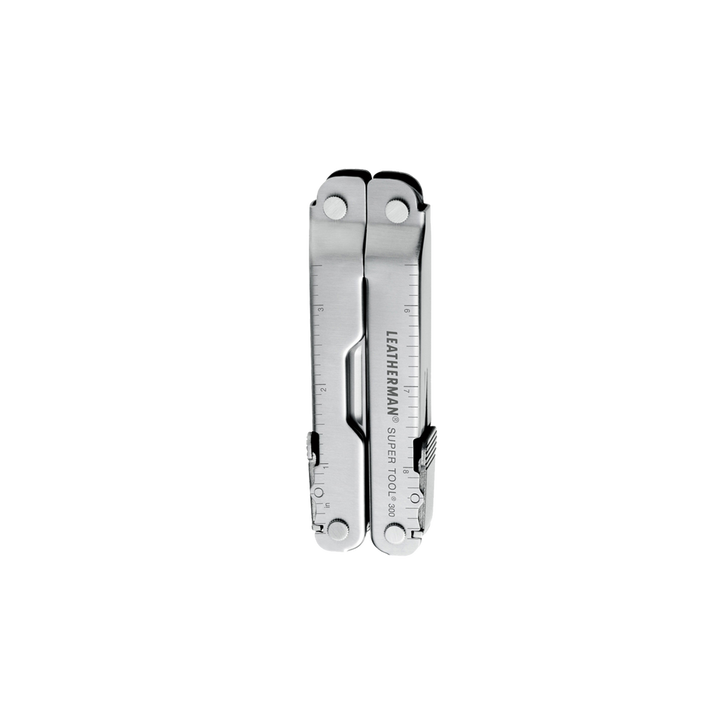 Leatherman Super Tool 300 stainless steel multi-tool, closed view