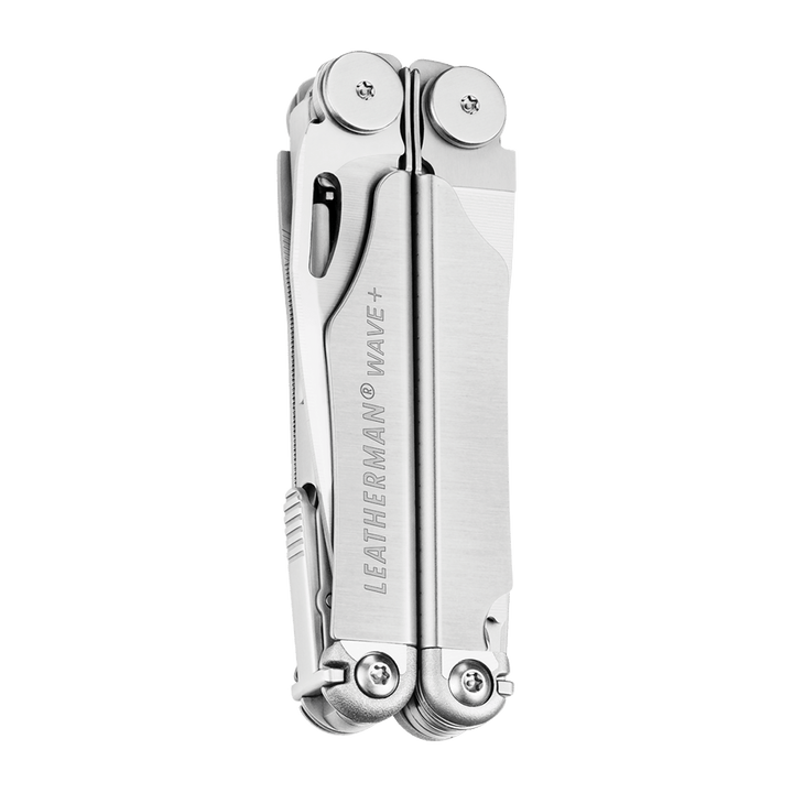 Leatherman Wave Plus stainless steel multi-tool, closed view