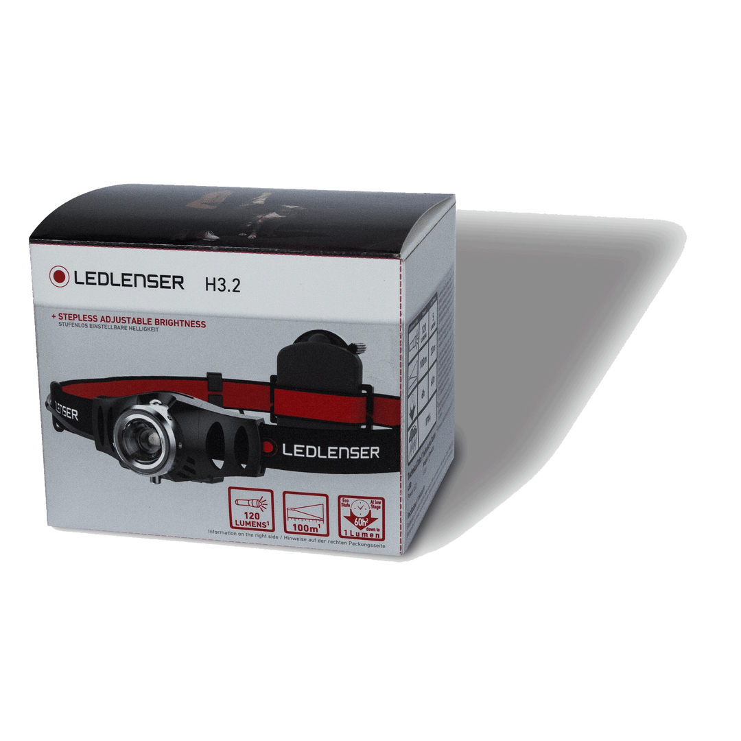 LEDLENSER H3.2 Headlamp - Black / Red - detail 2