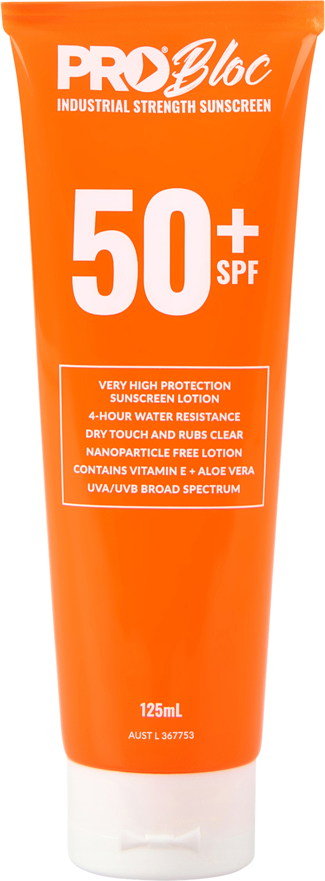 PRO Bloc Sunscreen 125ml SPF50+ (SS125-50) – Ausworkwear & Safety