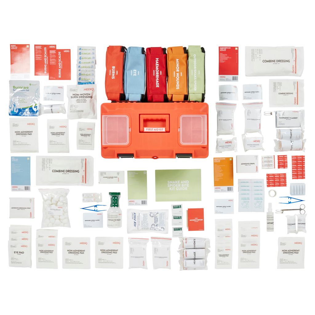 First Aid Kit - MODULE KIT IN TACKLE BOX 1-25 PERSON MEDIQ FAMKT