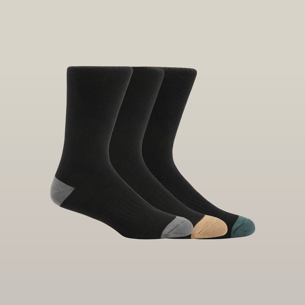 Hard Yakka Men Bamboo Crew Socks 3 Pack Y20015